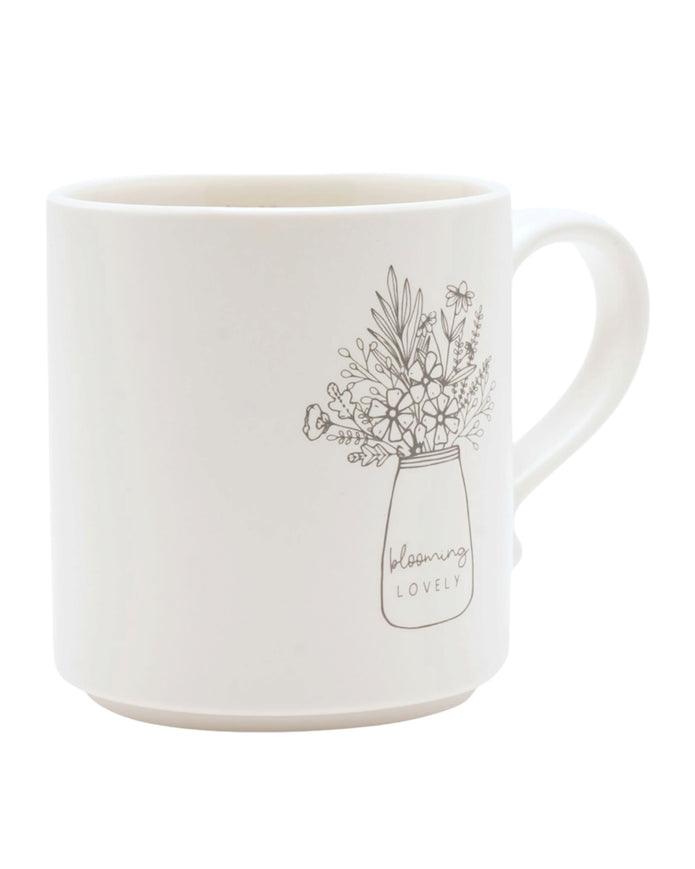 Beige Moments Mug - Blooming Lovely