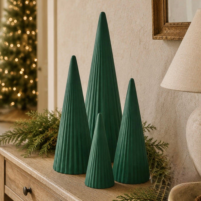 Dark Green Ceramic Christmas Tree