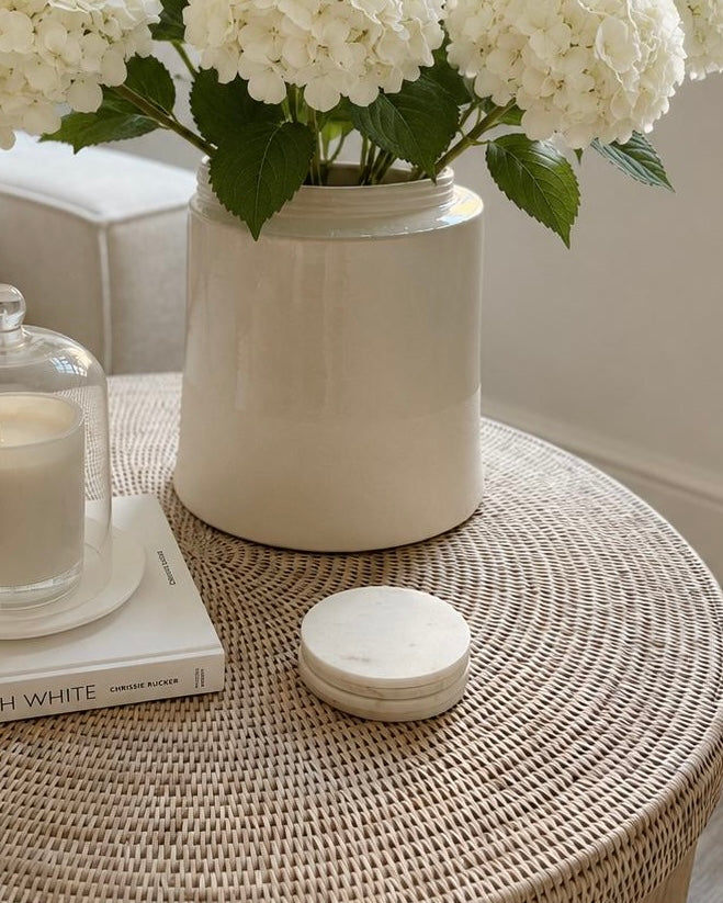 Round Marble Coasters - Set of Four