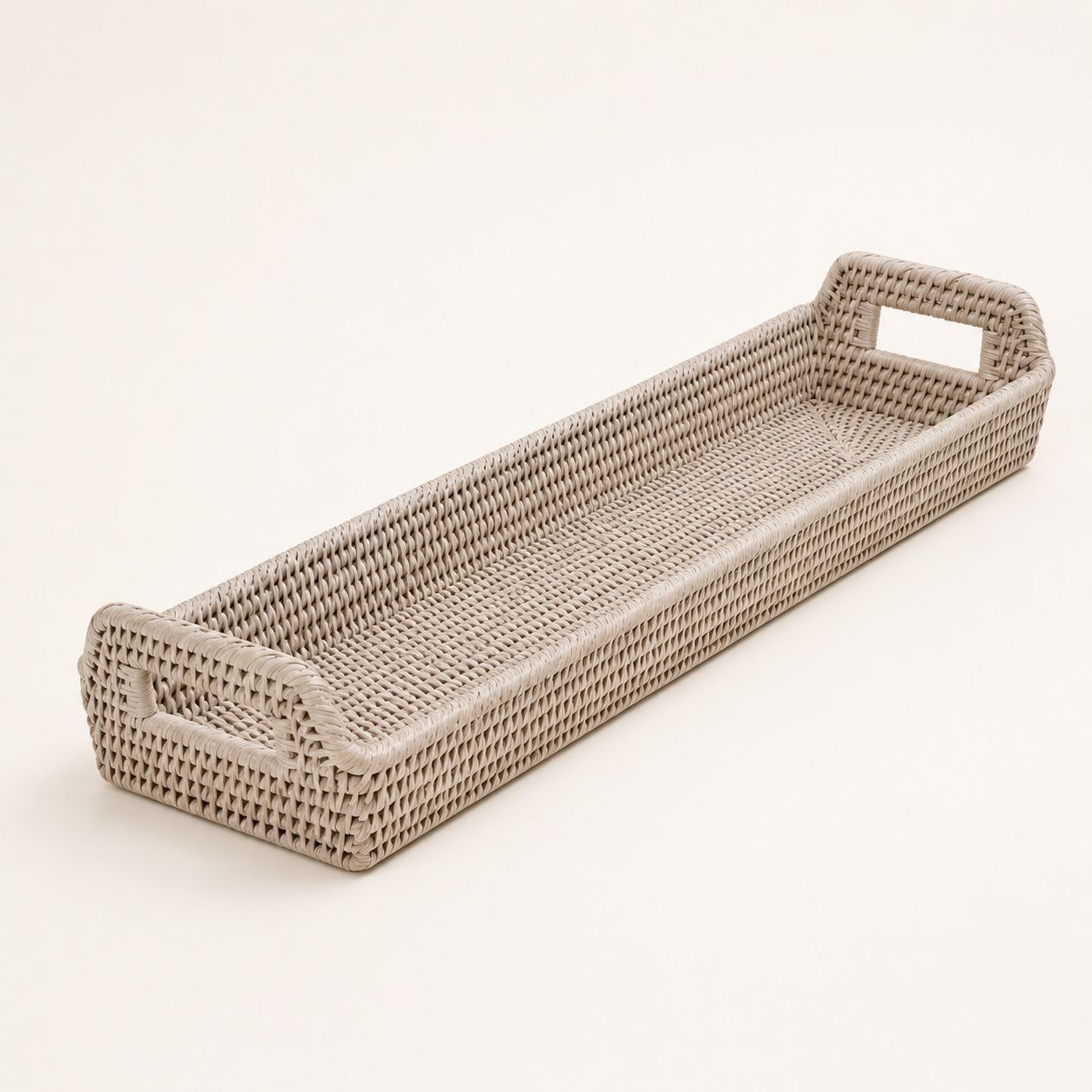Wickham Rattan Narrow Rectangle Tray