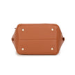 Chocolate brown tote grab bag by Jamie Bags, stylish accessory with sturdy handles and spacious interior for everyday use.