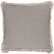 Taupe Washed Cotton Velvet Cushion Cover
