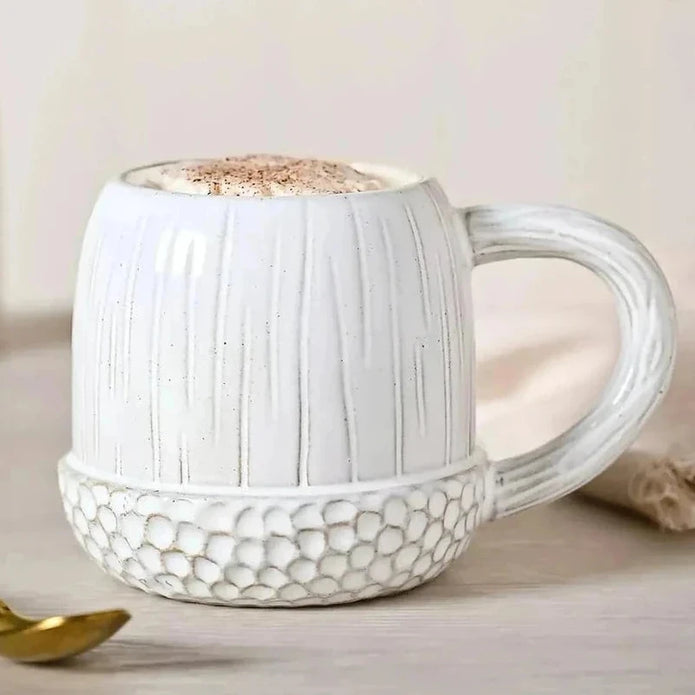 White Ceramic Acorn Mug - Seasonal Decor - AutumnSeasonal Decor - Autumn - Lulu Loves Home