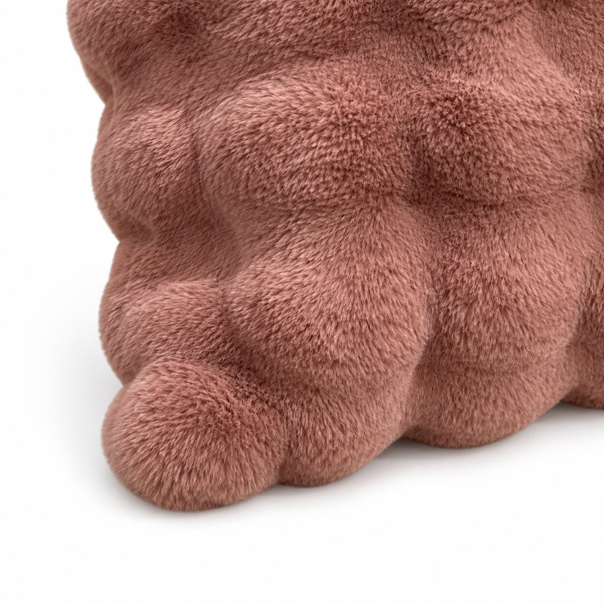 Rosewood Pink Luxury Faux Fur Cushion