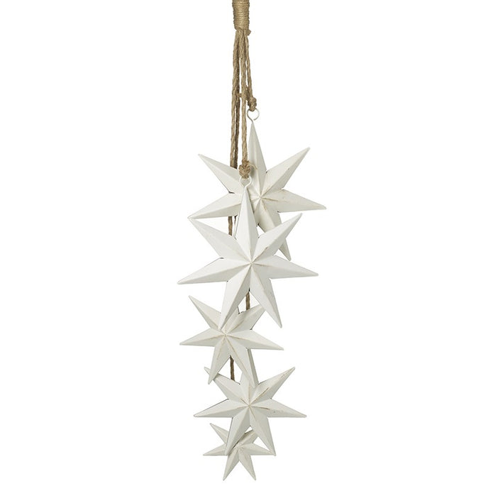 Hanging Silver Star Bunch