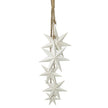 Hanging Silver Star Bunch