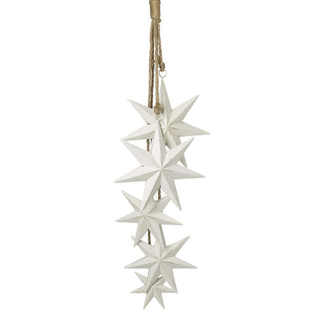 Hanging Silver Star Bunch