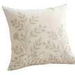 Cream floral embroidered cushion cover by Starlight Express, featuring soft furnishings with intricate floral embroidery.