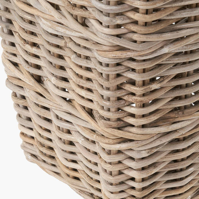 Burley Rattan Square Waste Paper Bin