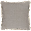 Taupe washed cotton velvet cushion cover from Riva Home with soft, textured fabric and elegant design for cozy home decor.