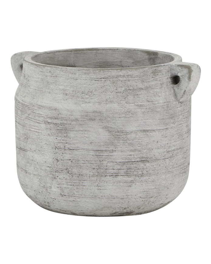 Athena Neutral Stone Hydria Vase
