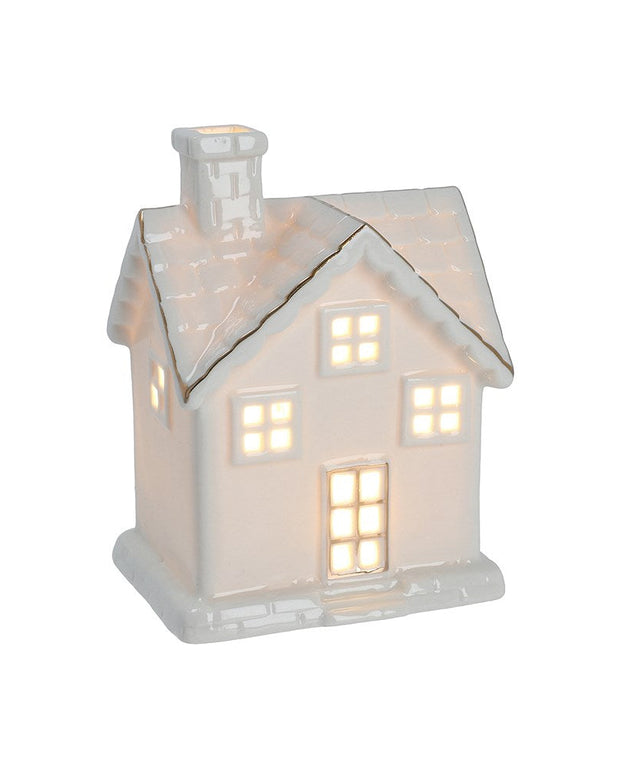 Cosy Lane LED Light Up Shingle Cottage