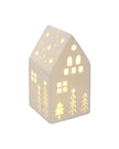 White Christmas Light Up LED House