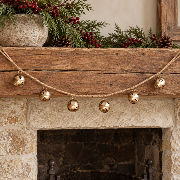 Gold Bell Garland