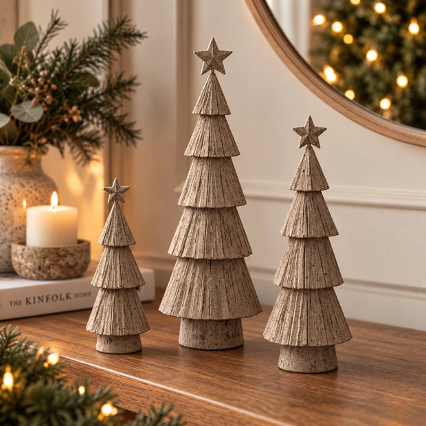 Rustic Metal Christmas Tree With Star