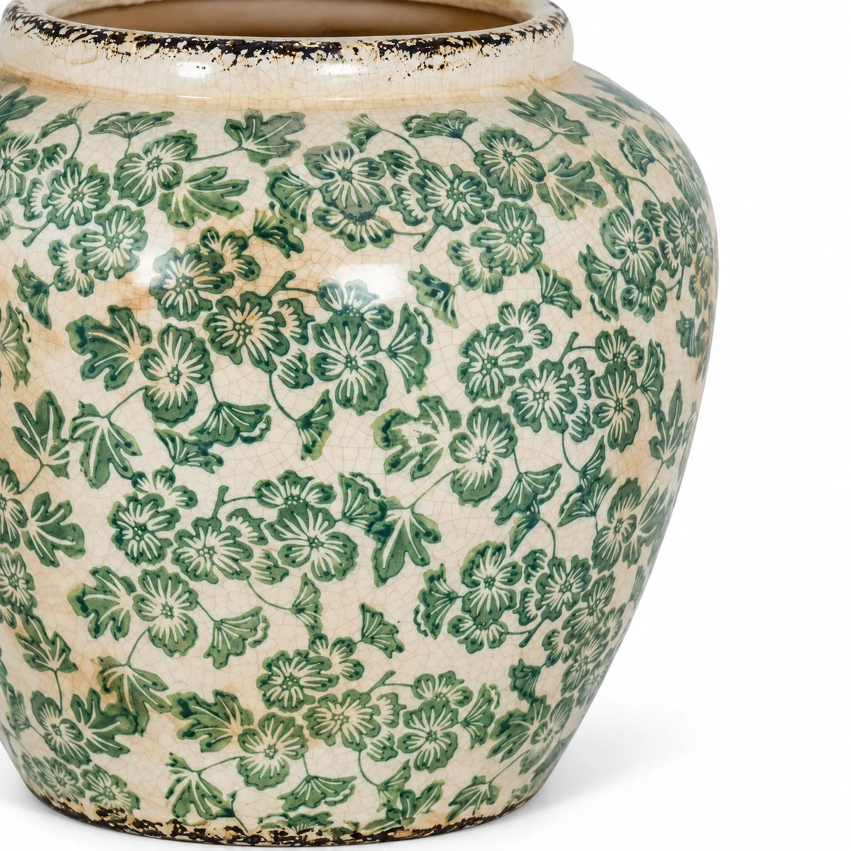 Green Floral Ople Vase — product image 7