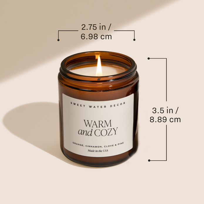 Cozy Season 9 oz Soy Candle - Christmas Decor & Gifts