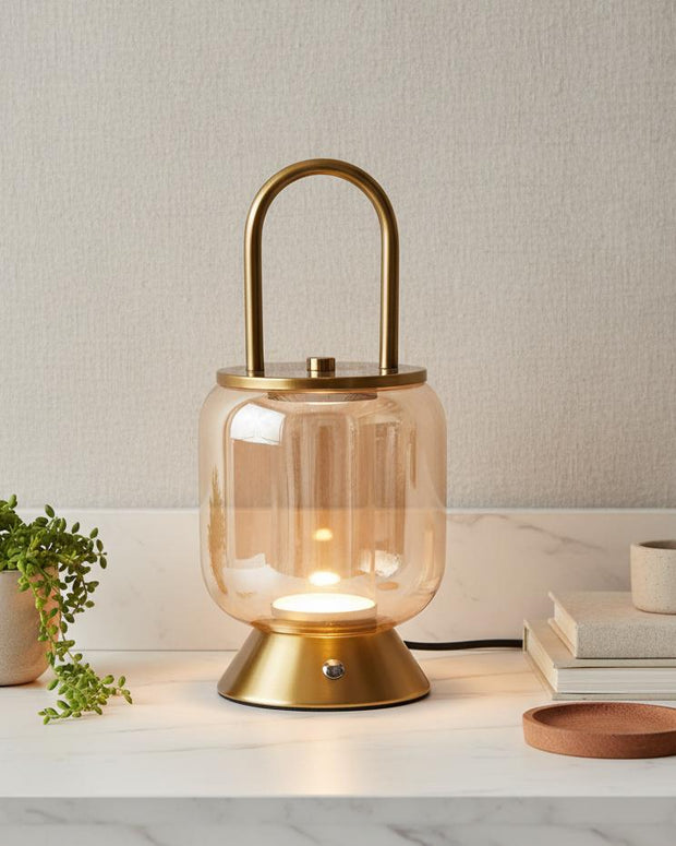 LED Light Up Touch Lamp Carriage Lantern
