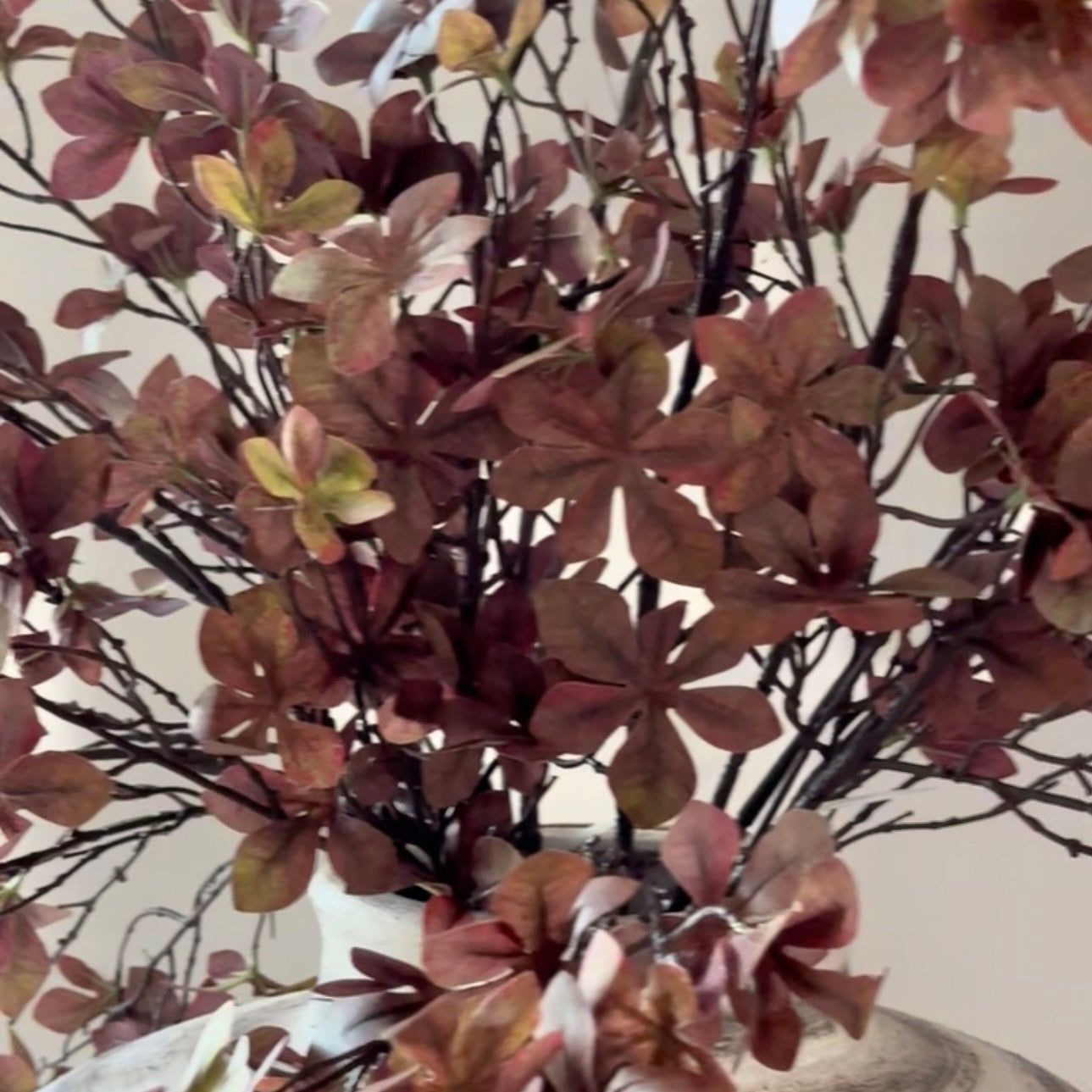 Artificial Autumn Branch Leaf Stem