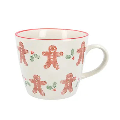 Gingerbread Stoneware Mug Gisela Graham
