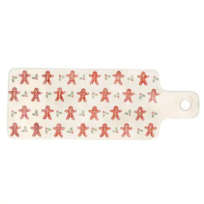 Ceramic Gingerbread Man Serving Board Gisela Graham