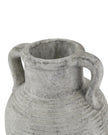 Neutral stone Athena Amphora Vase by Hill Interiors with classic, elegant shape and textured surface, perfect for home decor.