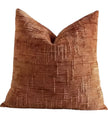 Orange Chenille Cushion Cover