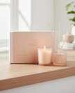 Serenity Breathe Pink Reed Diffuser & Candle Gift Set
