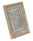 Neutral wooden Skye photo frame by Hill Interiors, showcasing a stylish rectangular picture frame with a natural finish.