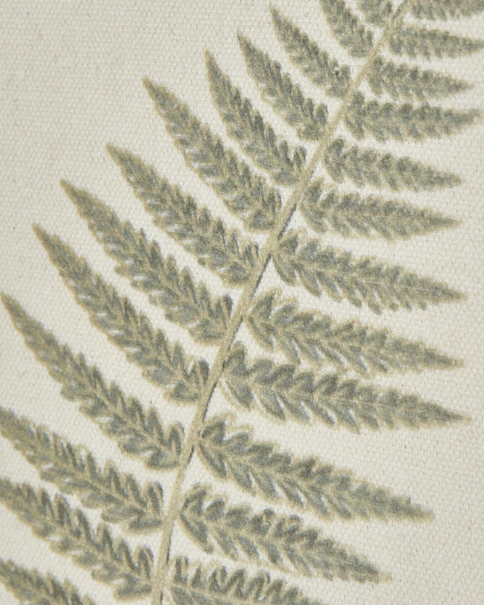 Wooden framed vintage wall art print featuring green ferns, ideal for home decor by Hill Interiors.