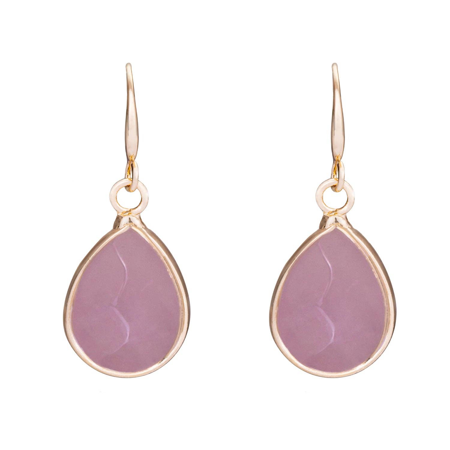Venus Semi-Precious Stone Hook Earrings