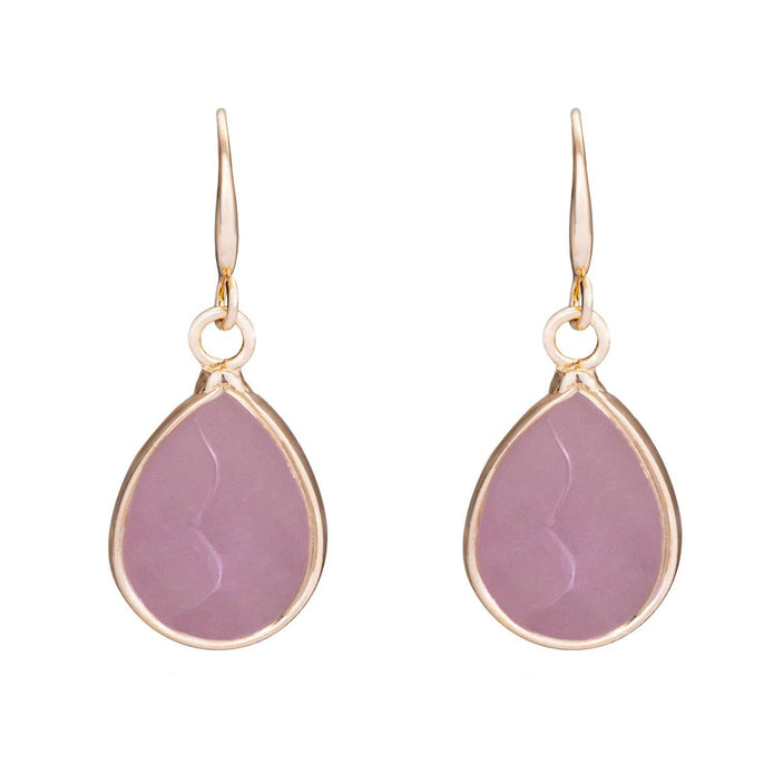 Venus Semi-Precious Stone Hook Earrings