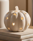 Ceramic Tealight Candle Holder Pumpkin