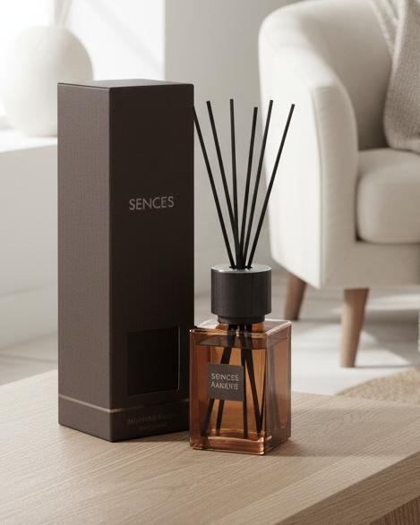 Amber Sences Small Reed Diffuser – Luxury Home Fragrance