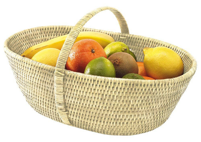Wickham Rattan Handled Shopping Basket