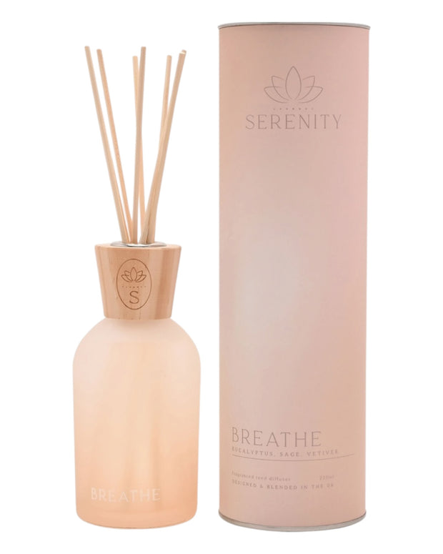 Serenity Breathe Reed Diffuser 220ml Eucalyptus Sage & Vetiver