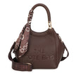 Chocolate brown Jamie Bags tote grab bag with sturdy handles and spacious interior, perfect for accessories and everyday use.