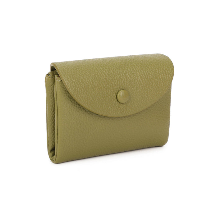 RFID Soft Grain Compact Wallet