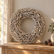 Root Branch Wreath Whitewash 45cm