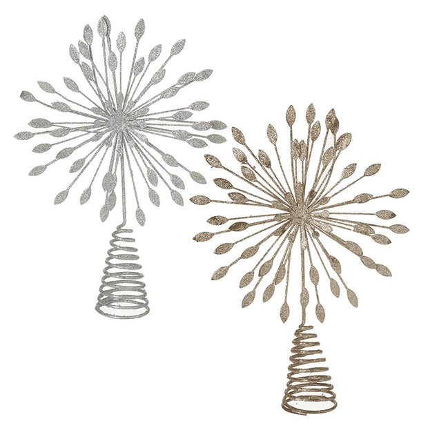 Starburst Metal Christmas Tree Topper