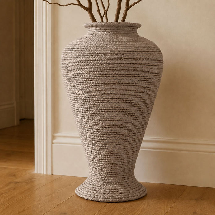 Wickham Rattan Large Floor Standing Vase