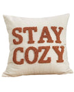 Stay Cozy Orange Cushion Cover