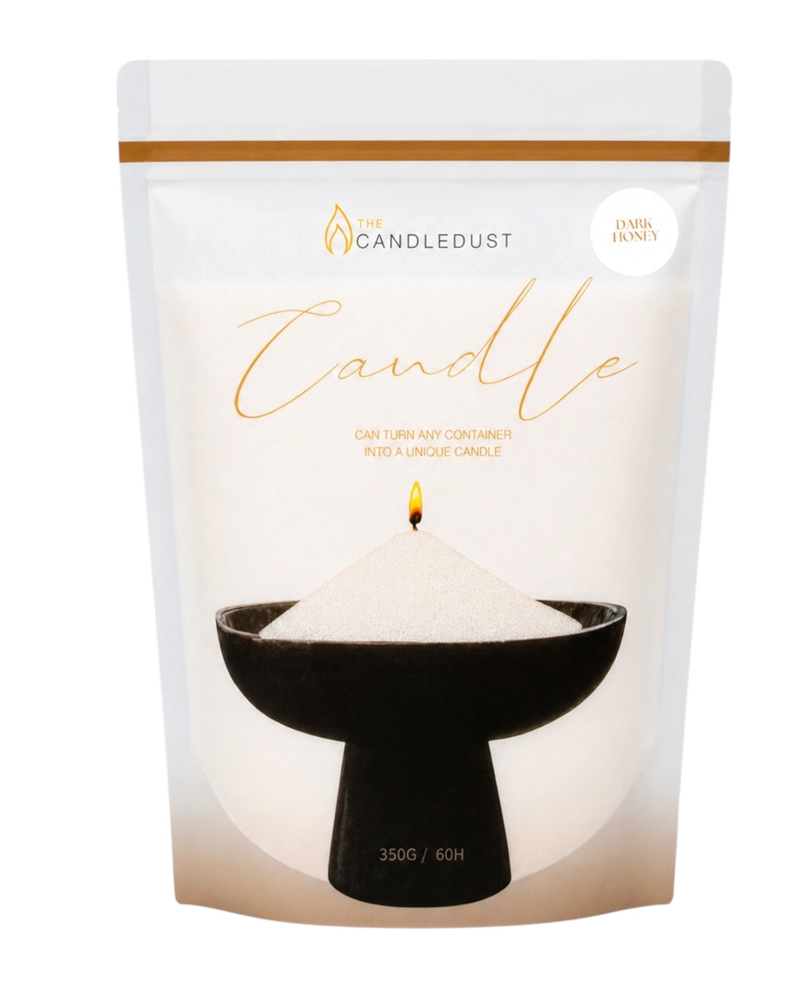 White Scented Candle Sand Kit – Dark Honey