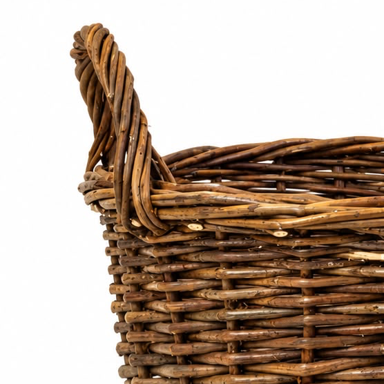 Meon Rattan Round Log Basket