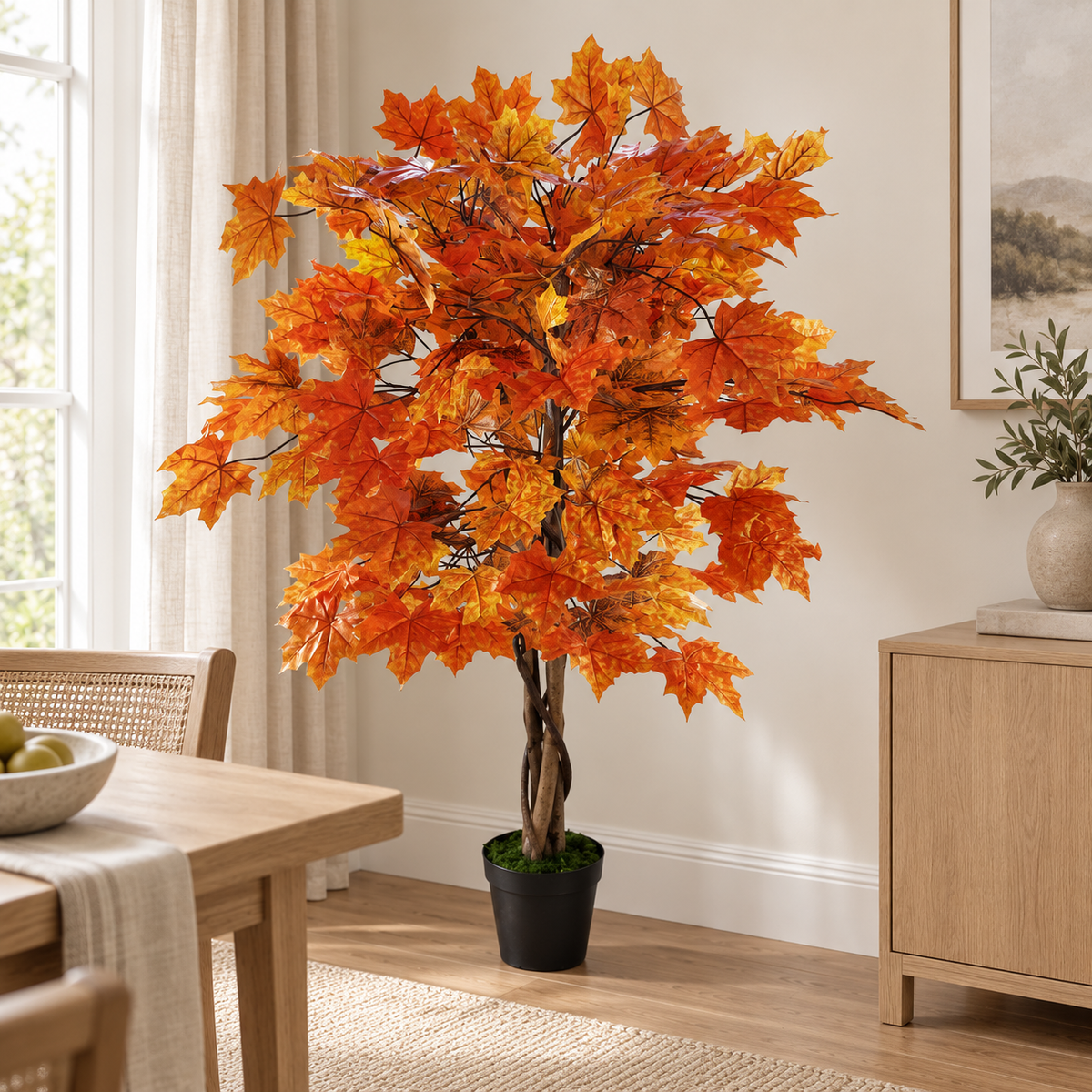 Autumn Orange Maple Leaf Foliage Tree
