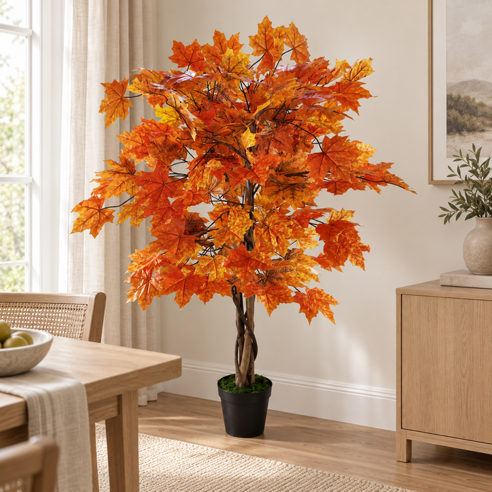 Autumn Orange Maple Leaf Foliage Tree