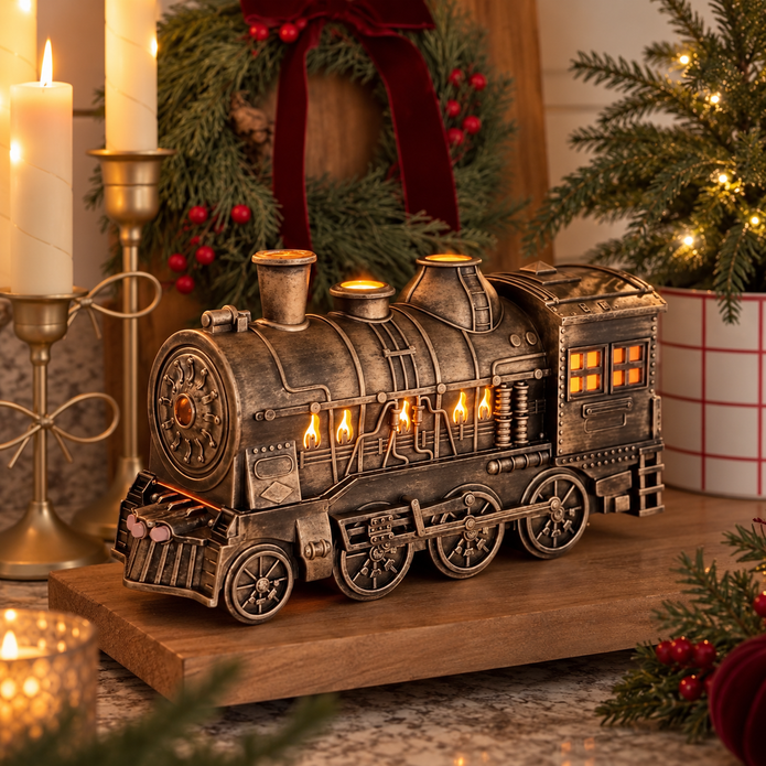 Steam Train Electronic Oil Diffuser - 10ml Oil Bottle Included