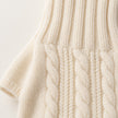 Cream Cosy Cable Knit Fingerless Gloves