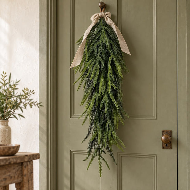 Artificial Luxury Green Spruce Norfolk Swag