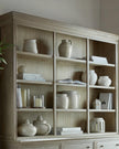 Hill Interiors Delphine Collection 3 Shelf Large Dresser Top with wood finish and modern design for stylish storage.